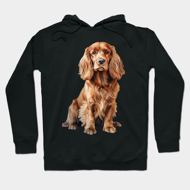 Cocker Spaniel Hoodie by DavidBriotArt